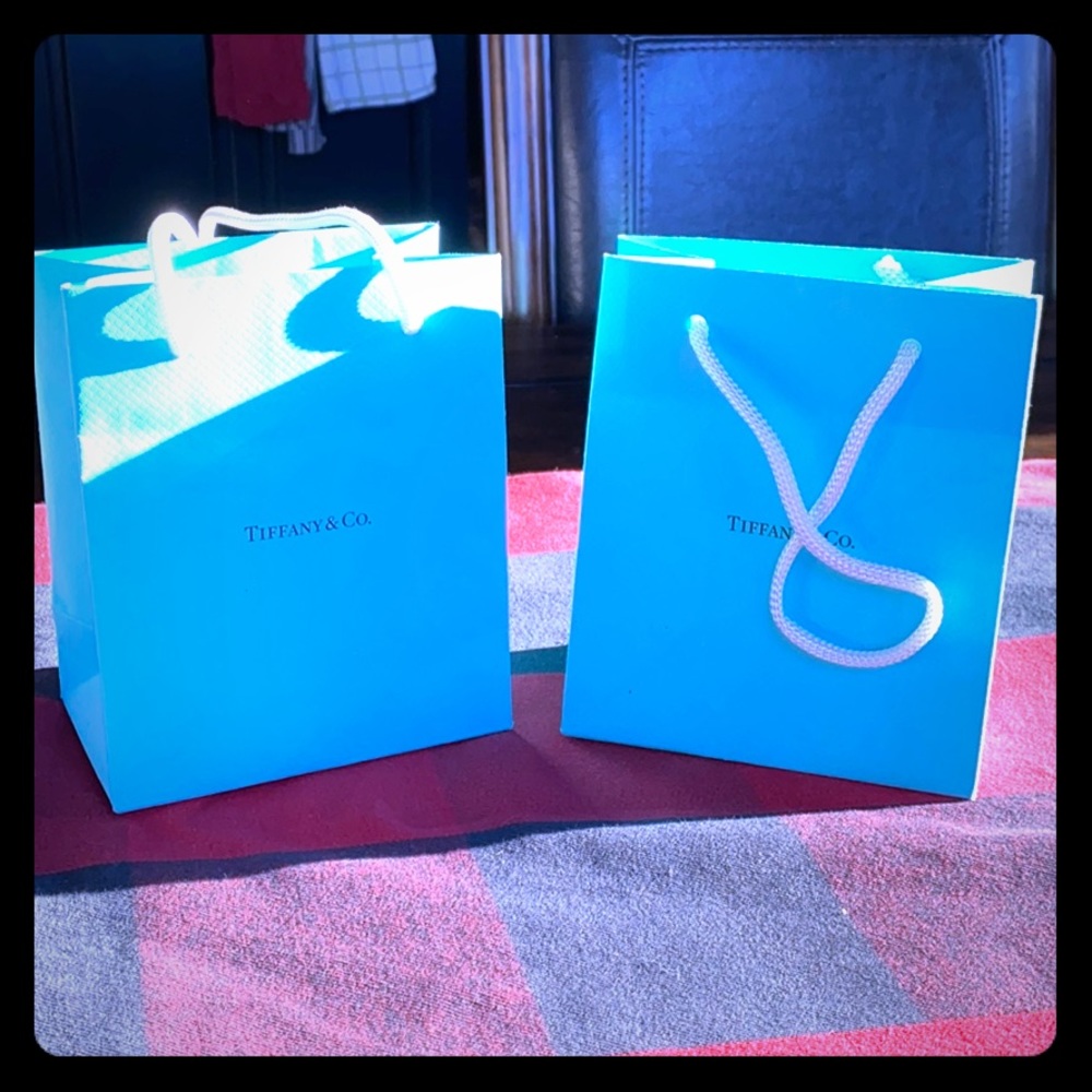 Tiffany shopping bags